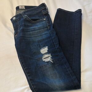 AG Adriano Goldschmied Dark Blue Skinny Jeans